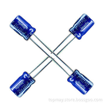 Aluminum Electrolytic Capacitor with 2,000-hour Loading Lifespan and 6.3 to 450V Rated Voltage Range
